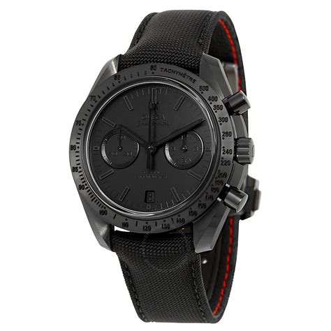 omega speedmaster dark side of the moon strap|omega speedmaster moonwatch black.